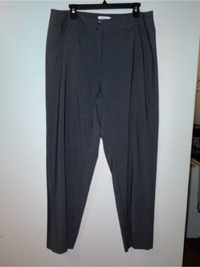 Calvin Klein Gray Traditional Button pants